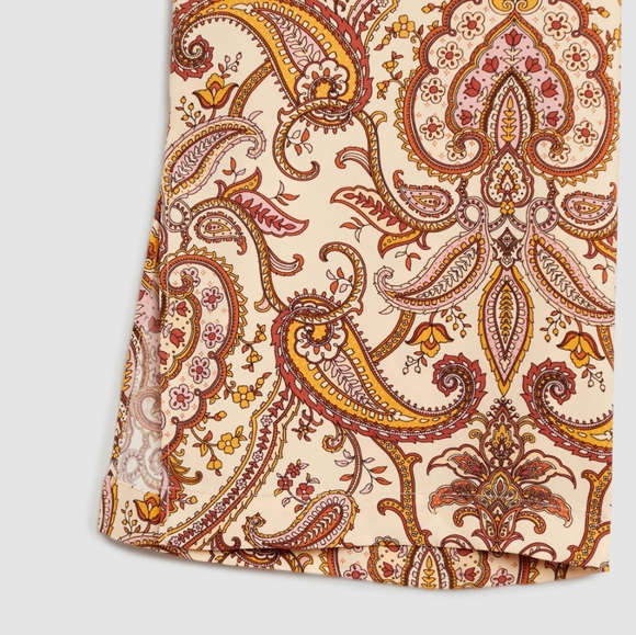 MELANIE LYNE Paisley Print Wide Leg Pants brand new with tags. - Picture 7 of 10